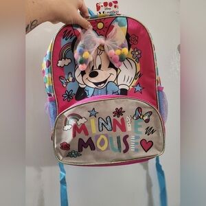 Minnie Mouse Disney School Bookbag NWT